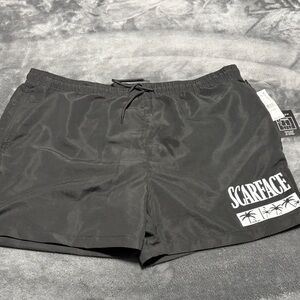Black Men's Swim Shorts